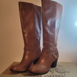 Nine West Cognac Boots